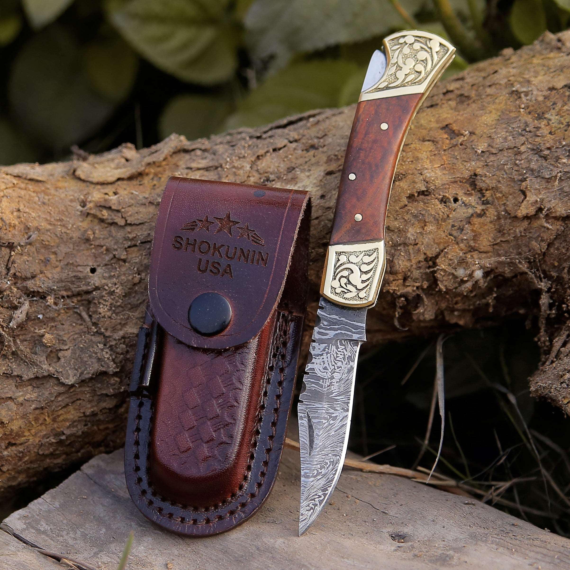 Damascus Folding Hunting Knife 100+ Top Rated Folding Hunting Knives