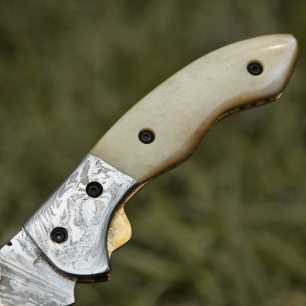 Utility Knife - Mystique Gentleman's Knife with Bone Handle - Shokunin USA