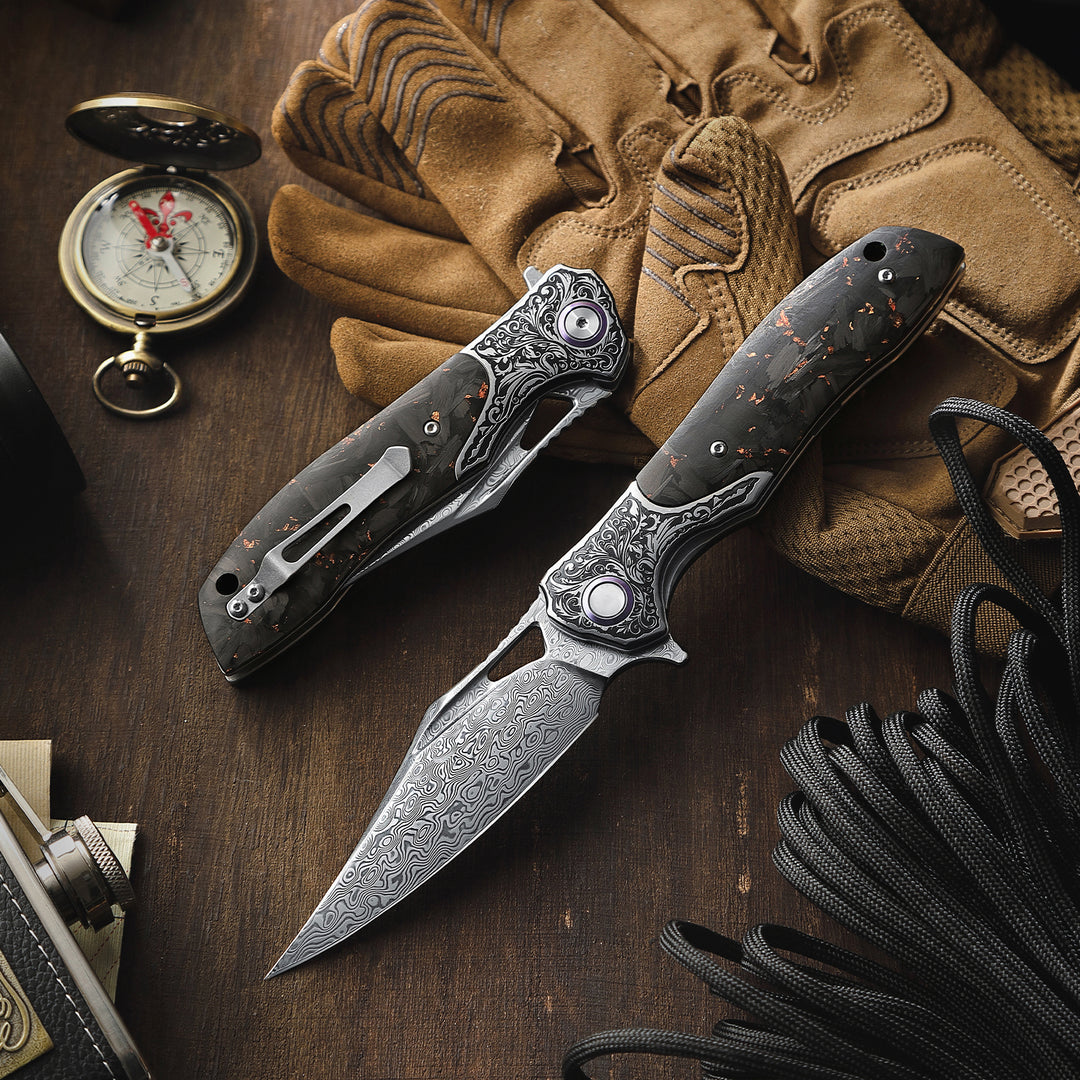 Mastering the Art of Knife Care: Tips for Your VG10 Damascus Pocket Knife and Beyond - Shokunin USA