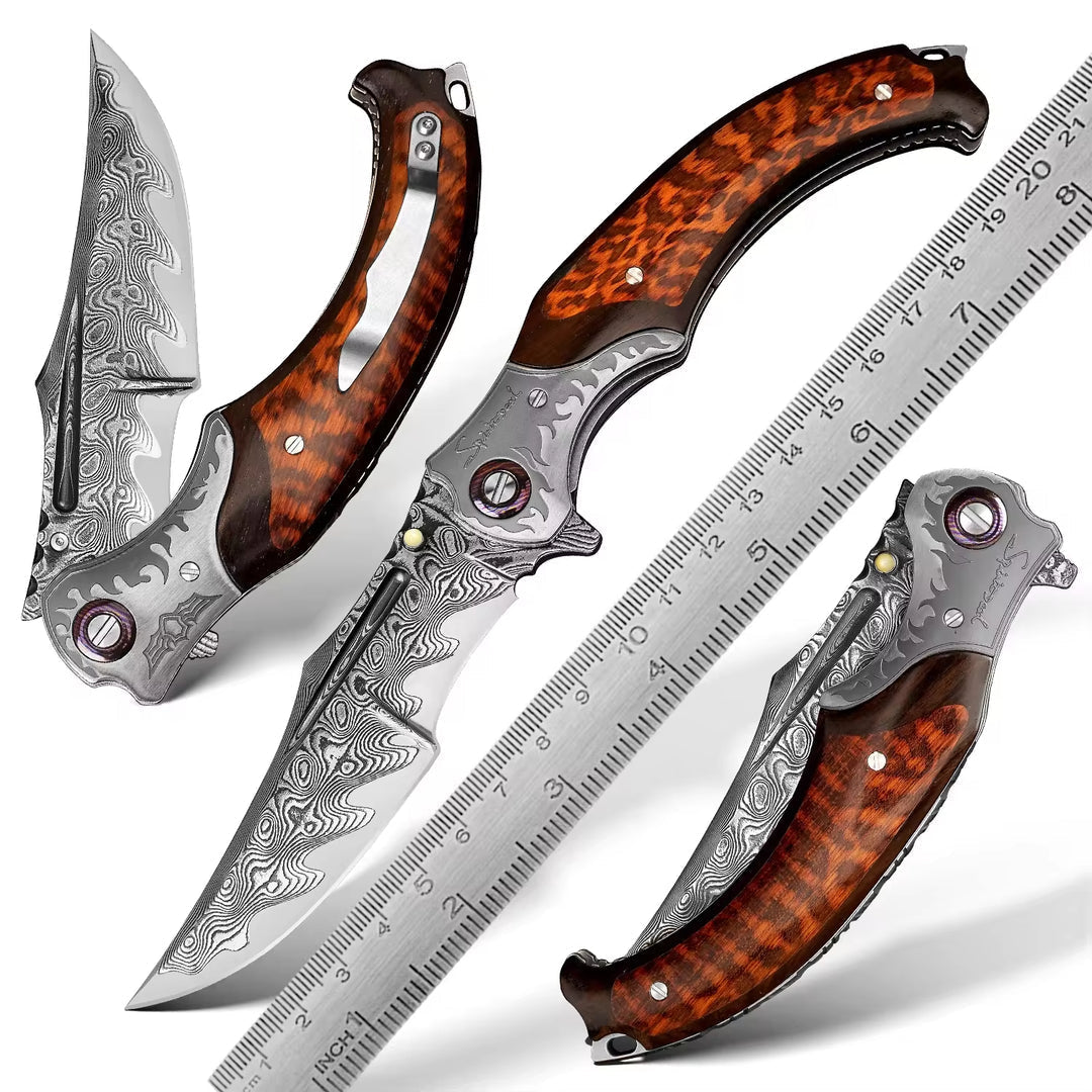 Elegant Damascus Pocket Knives for Everyday Use - Shokunin USA