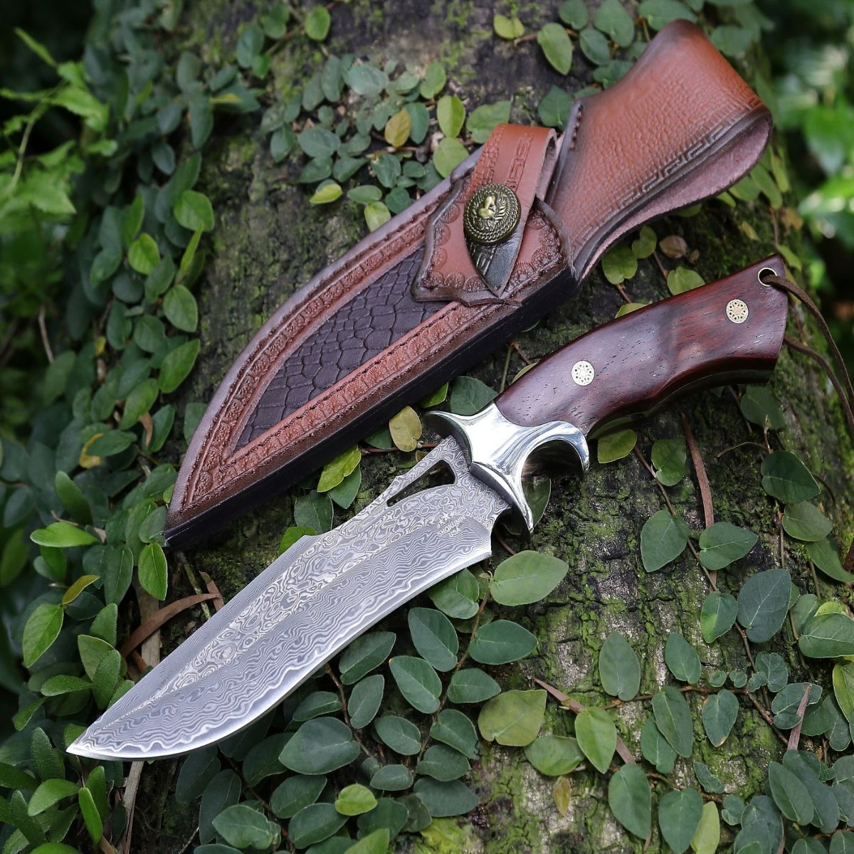 Hunting Knives Japanese - VG10 Damascus 67 Layers - Handmade