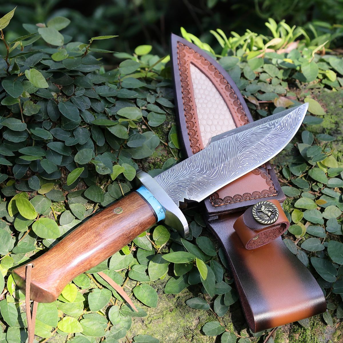 Top-Rated Damascus Hunting Knives - Premium Japanese Knives