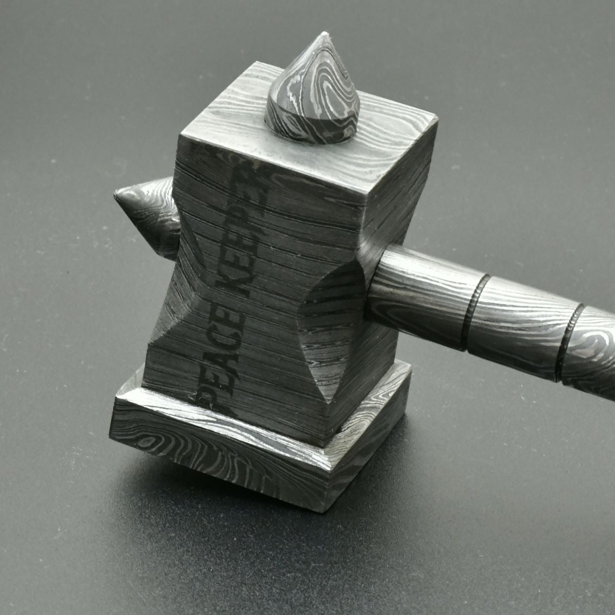 Damascus Steel Hammer - Handmade Damascus Hammer - War Hammer