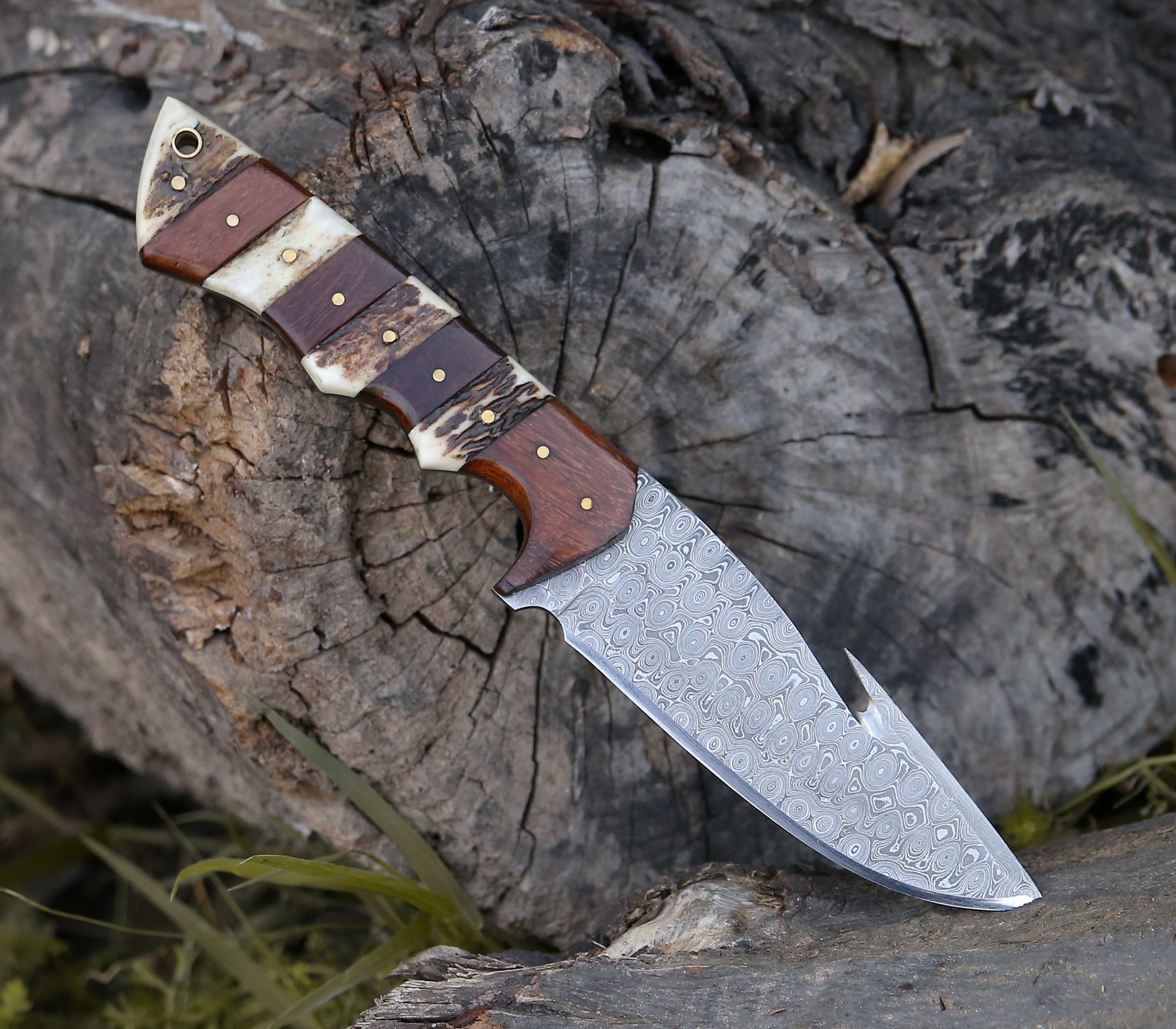 Personalized Artisan Gut Hook Knife main image 1