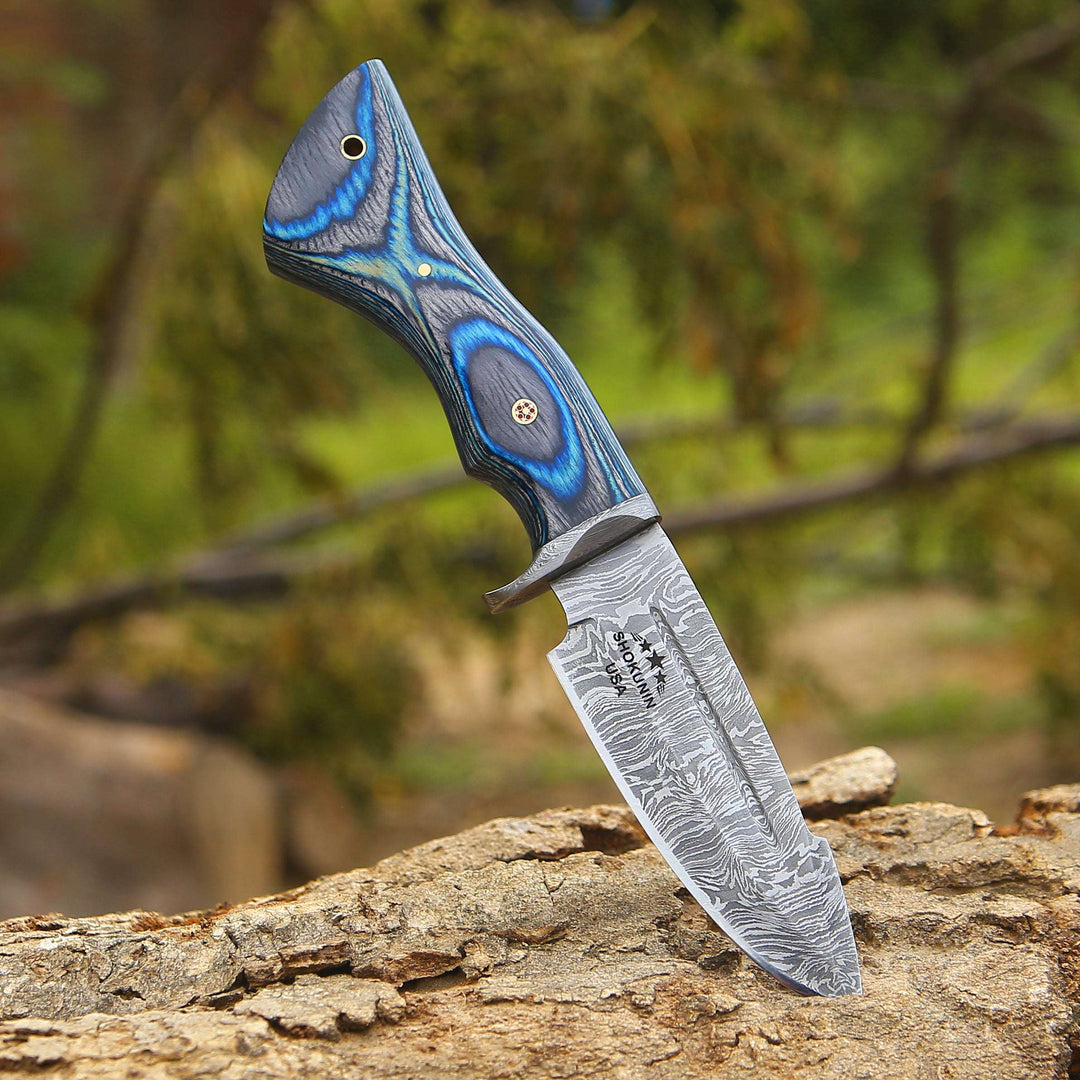 Damascus Hunting Knife