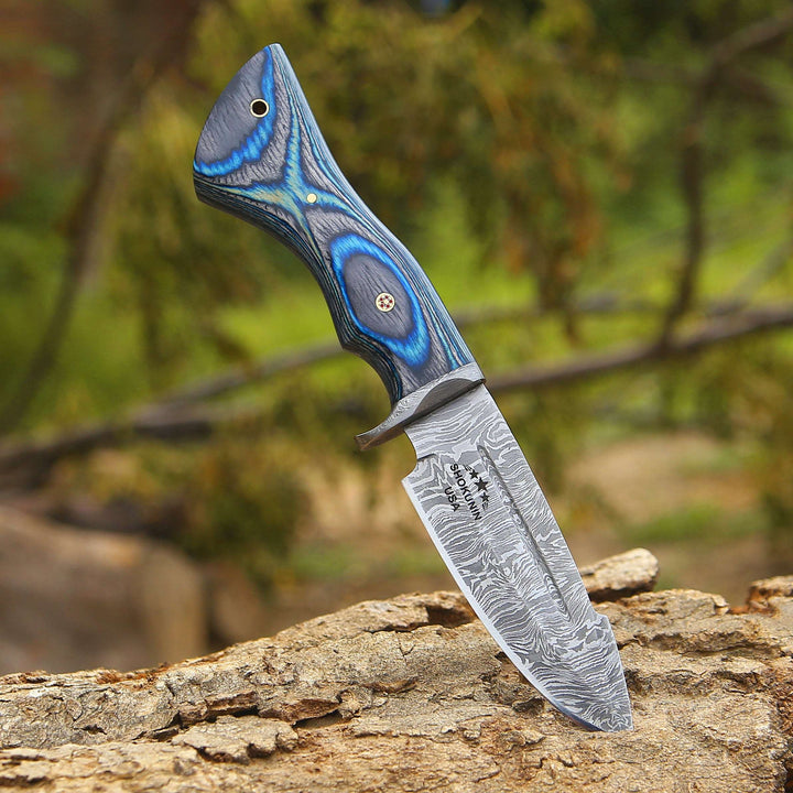 Damascus Hunting Knife