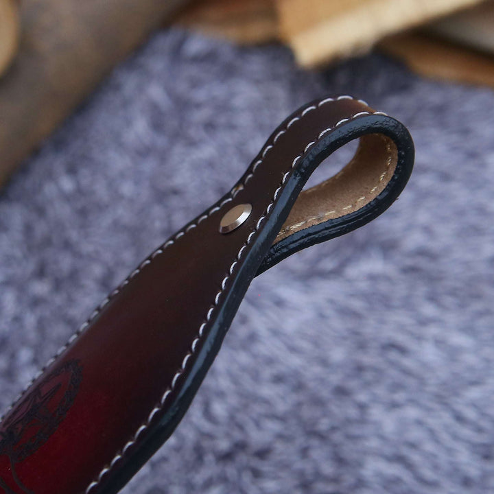 Leather Sling - Handmade Tooled Custom Leather Sling - Personalized - Shokunin USA