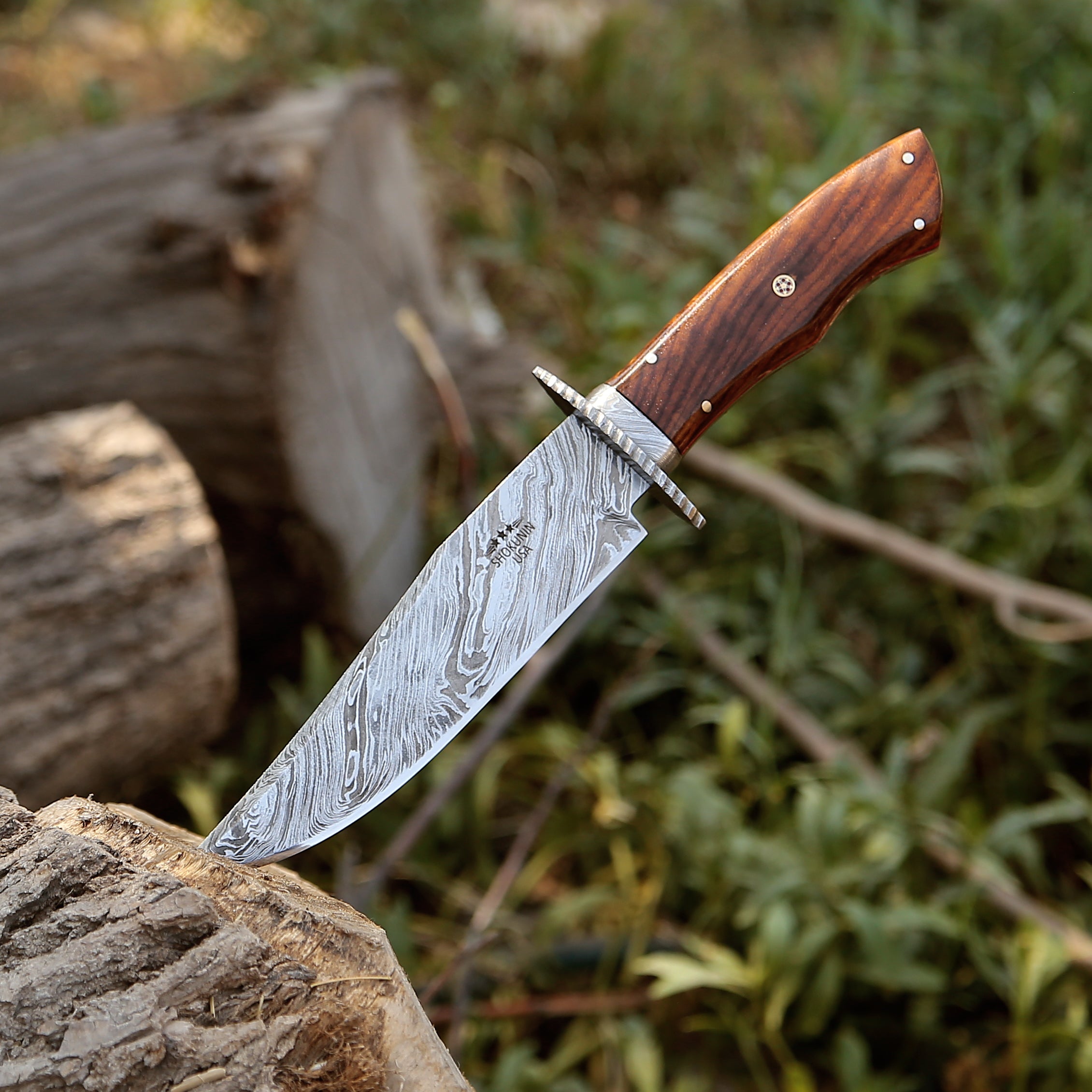 Knife - Damascus Hunting Knives – Shokunin USA