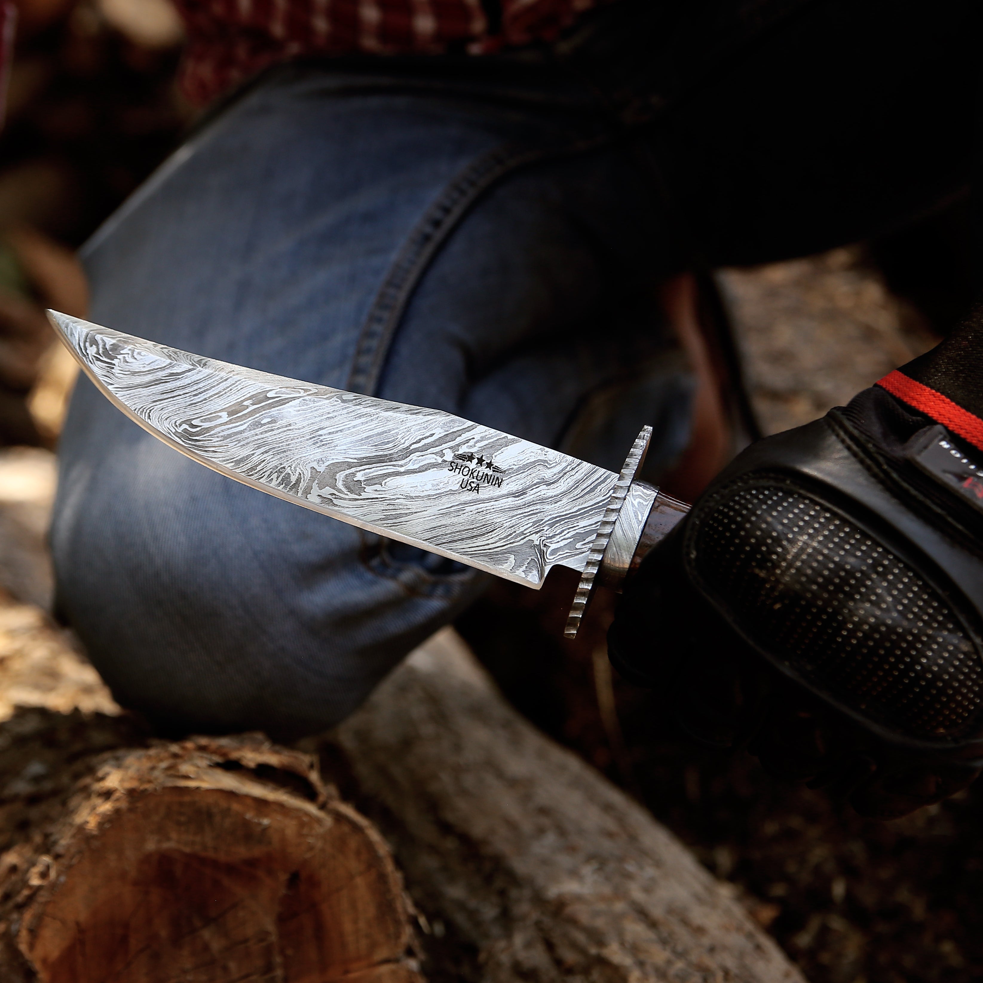 Knife - Damascus Hunting Knives – Shokunin USA