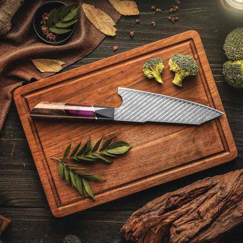 Damascus Chef knife - Kiritsuke Knife - Japanese - Shokunin USA