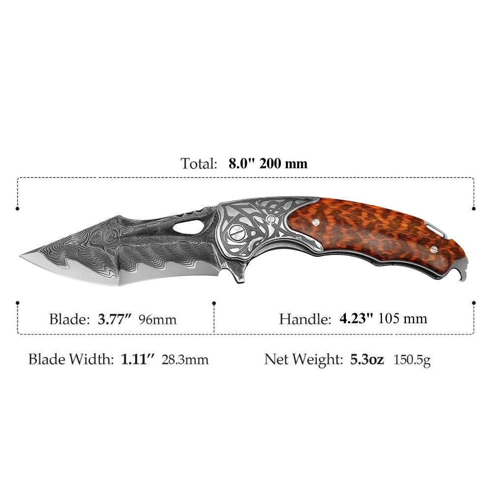 Japanese Folding Knives & Damascus Pocket Knives | Shokunin USA