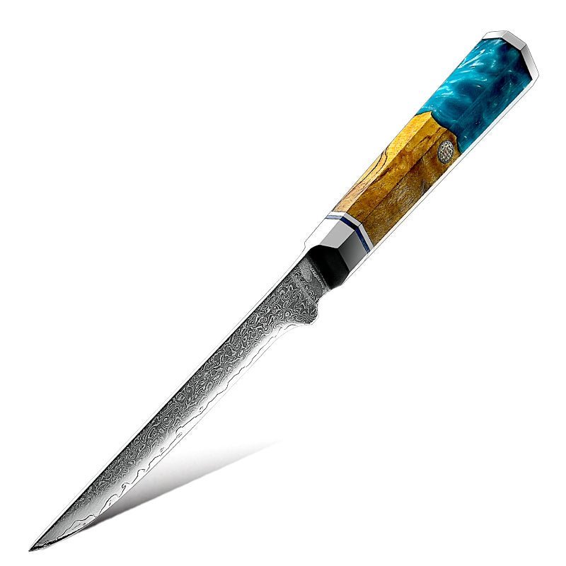 Allure Professional Gift – Allure Professional Japanese VG10 Damascus 8-Pcs Knife Set with Exotic Olive Burl Wood &amp; Resin Handle – shokuninusa