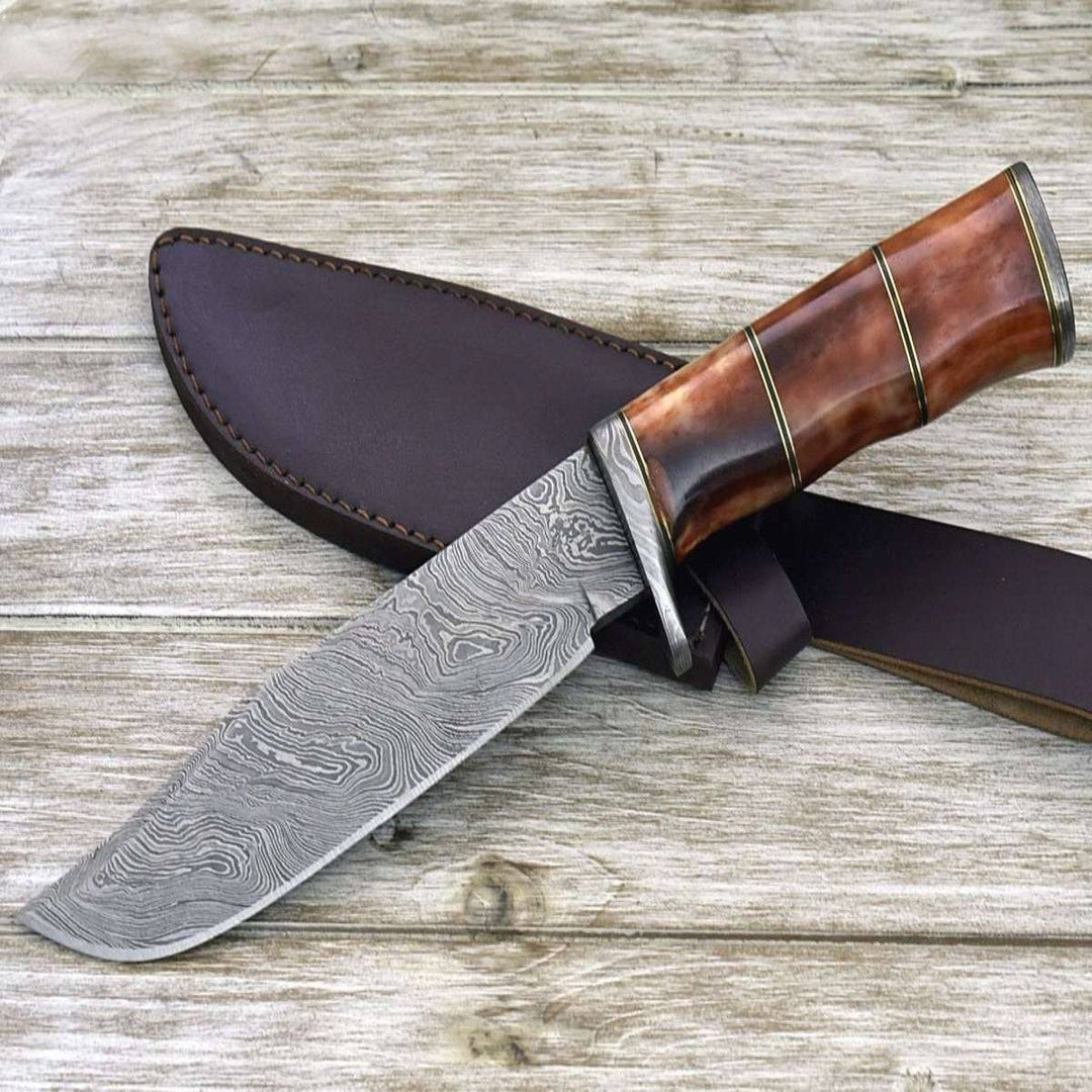 Horizon Bowie Knife - Horizon Bowie Knife with Bone Handle - Shokunin USA