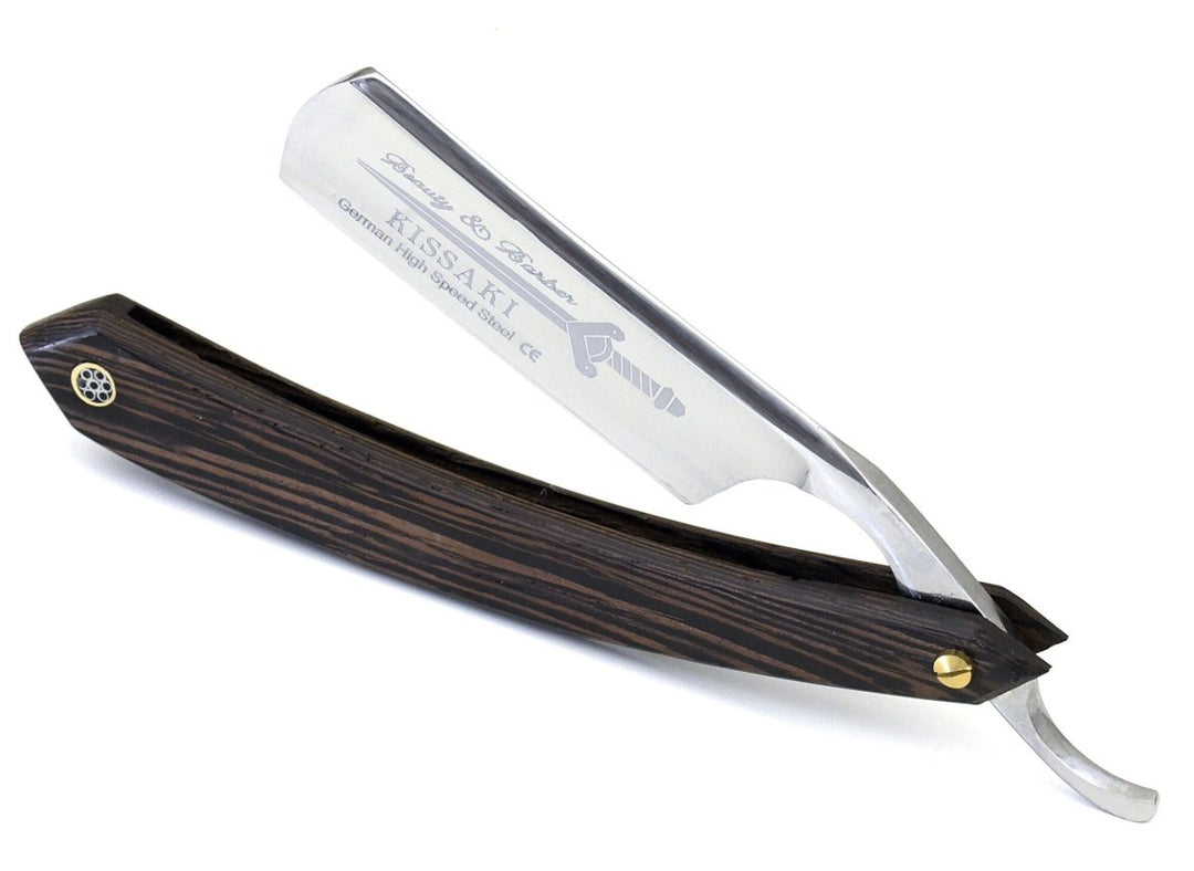 Kissaki Birthday Gifts – Kissaki Straight Razor German high speed steel – shokuninusa