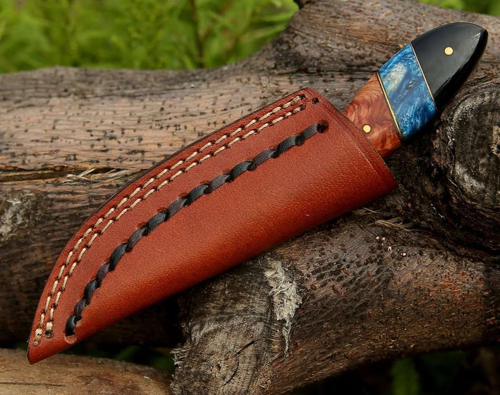 Lightning Carry knives - Lightning Everyday Carry Knife with Olive &amp; Resin Handle - Shokunin USA