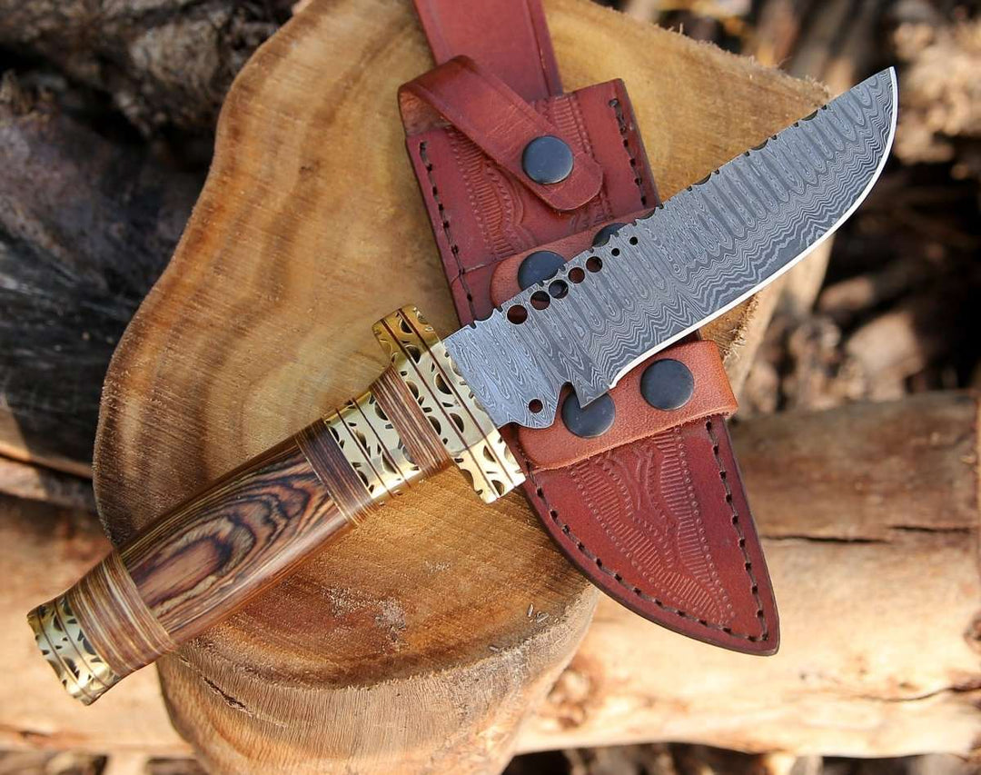 Matrix Bowie Knives - Matrix Bowie Knife with Pakkawood Handle - Shokunin USA