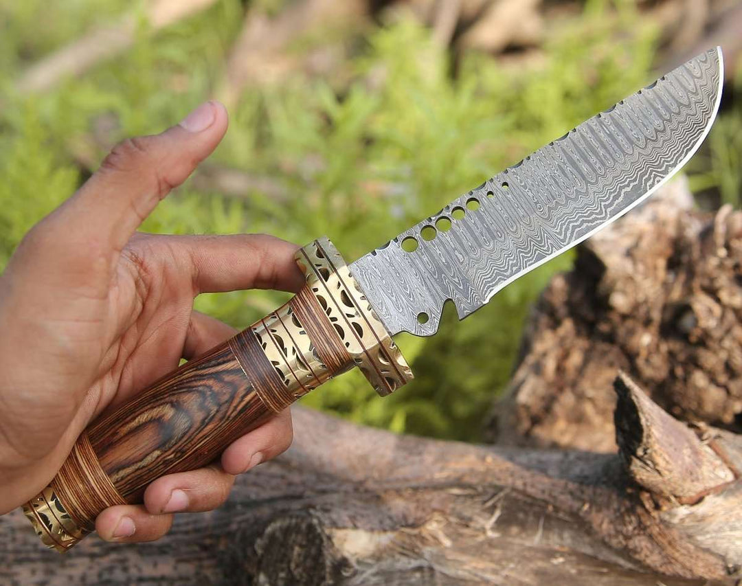 Pakkawood Handle - Matrix Bowie Knife with Pakkawood Handle - Shokunin USA