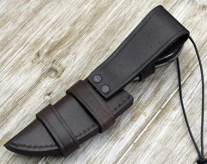 handcrafted skinning knives for special occasions - Oathkeeper Deer Skinning Knife with Horn &amp; Rosewood Handle - Shokunin USA