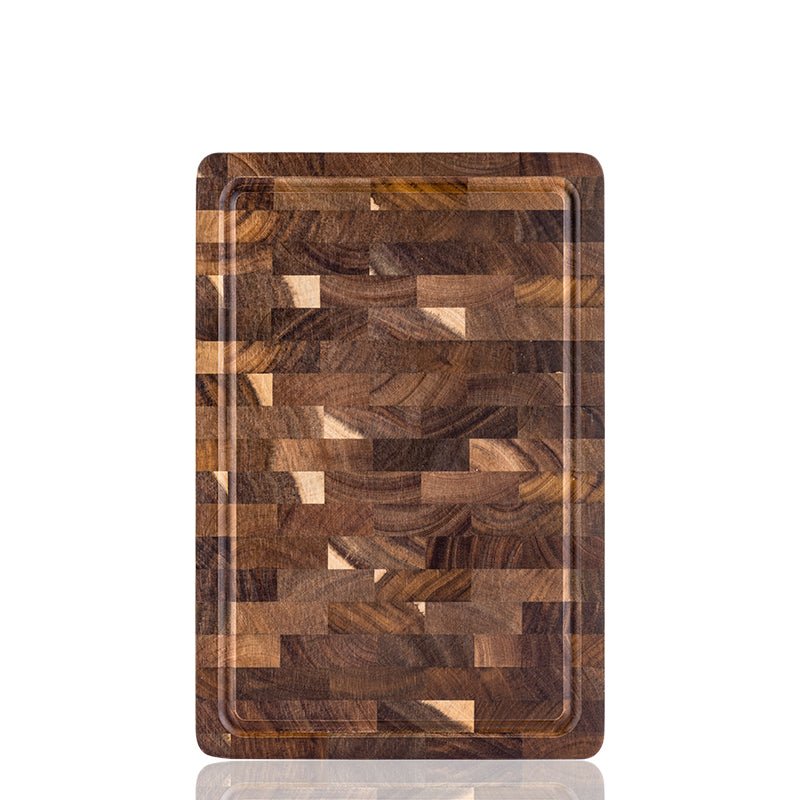 classic chef knives - Personalized Double-Sided Walnut End Grain Cutting Board - Shokunin USA