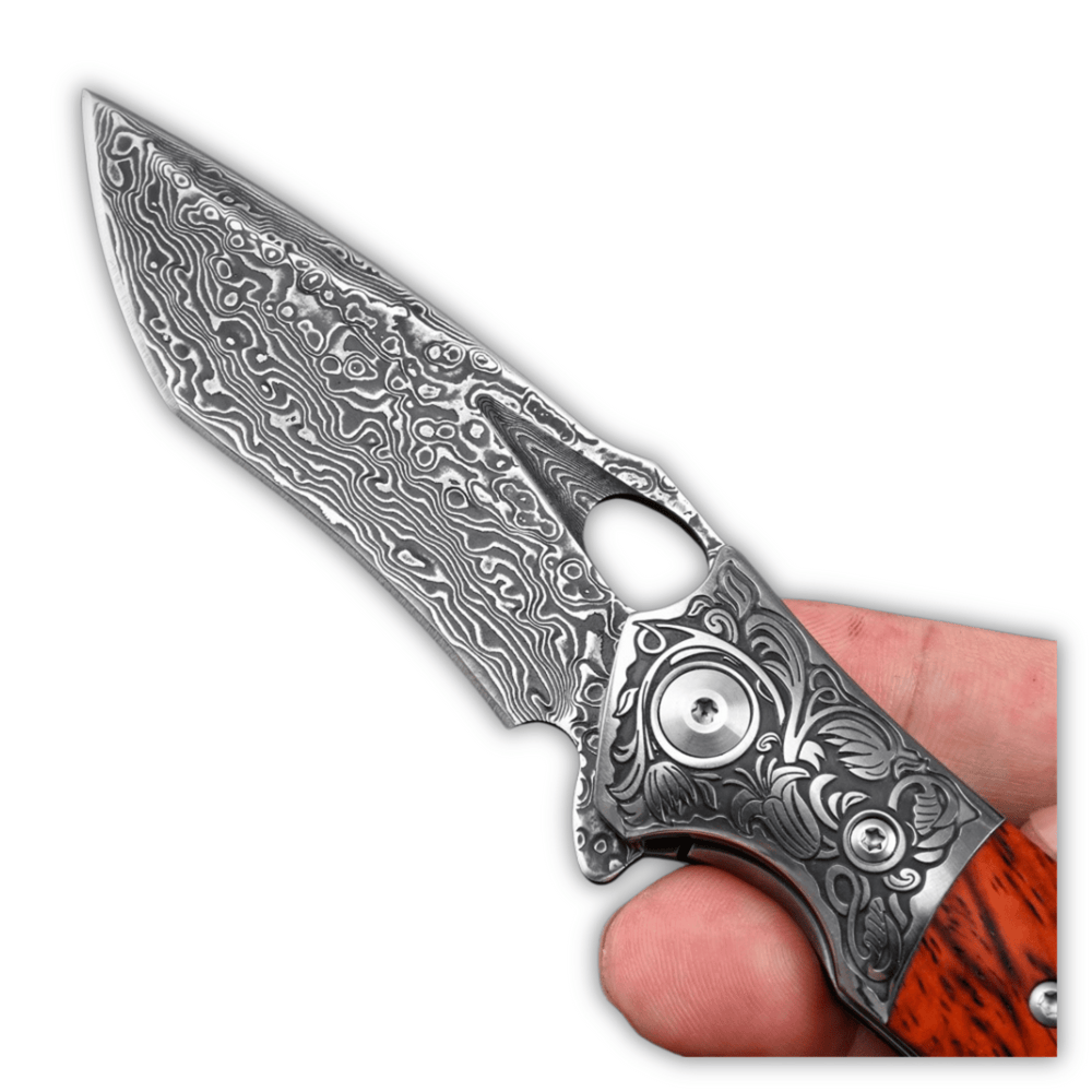Damascus Pocket knife