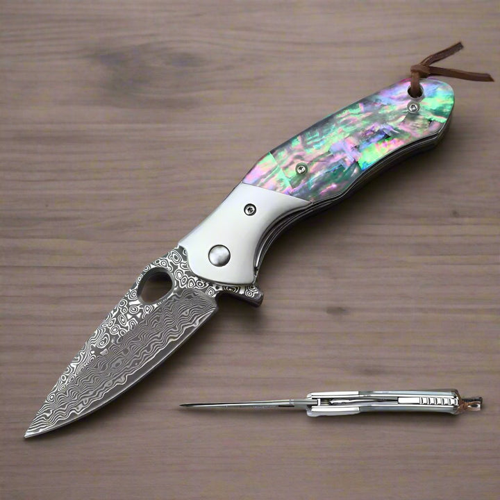 Abalone Shell Knife – Spire Japanese VG10 Gentleman&