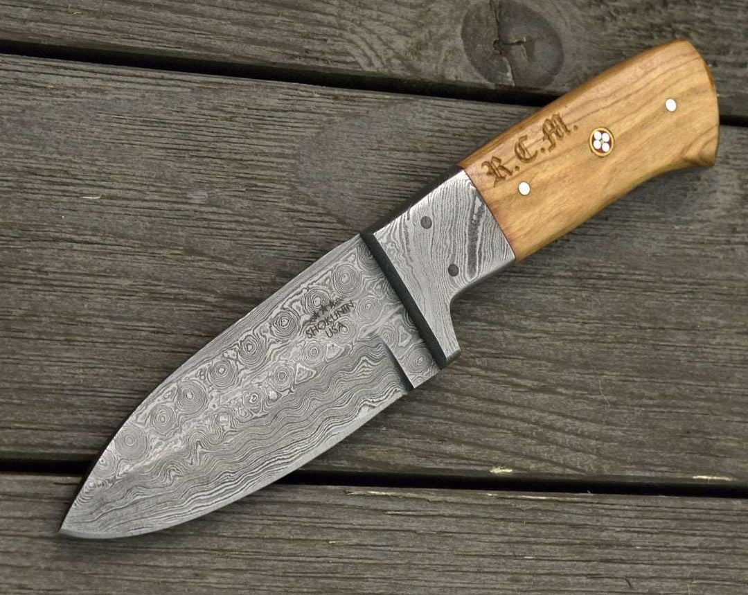 Camp Knife - Ether Camping Knife with Micarta Handle - Shokunin USA