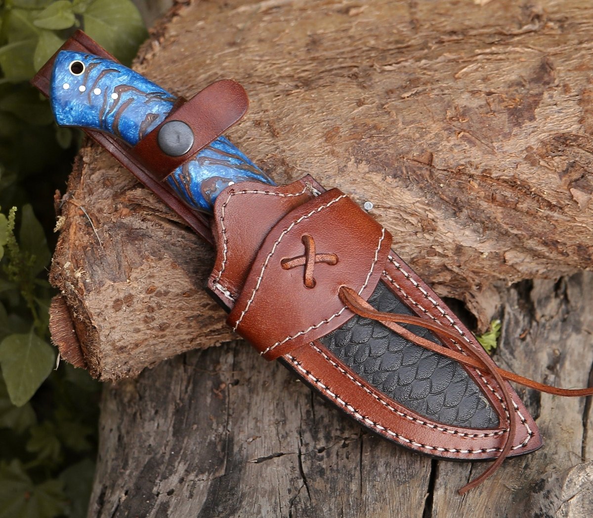 Damascus Steel Skinner Knife – Shokunin USA