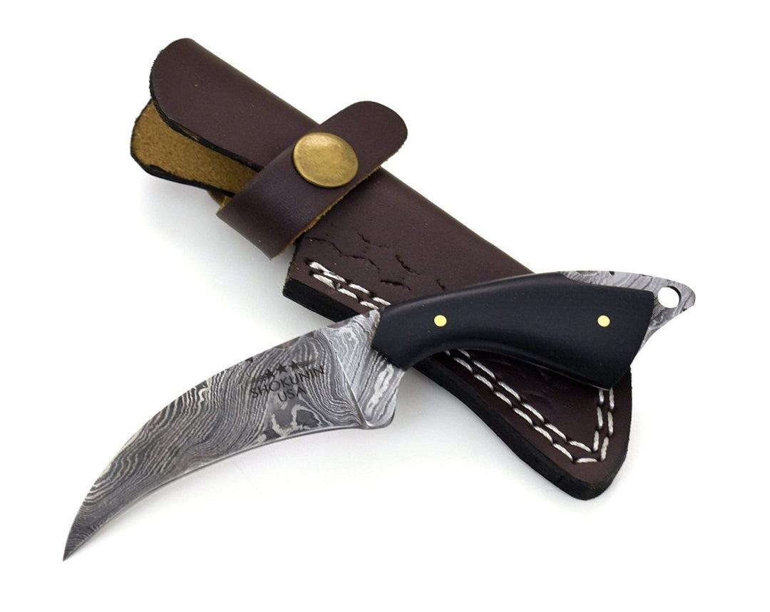 Razorsong Mini Damascus Steel Knife - Shokunin USA
