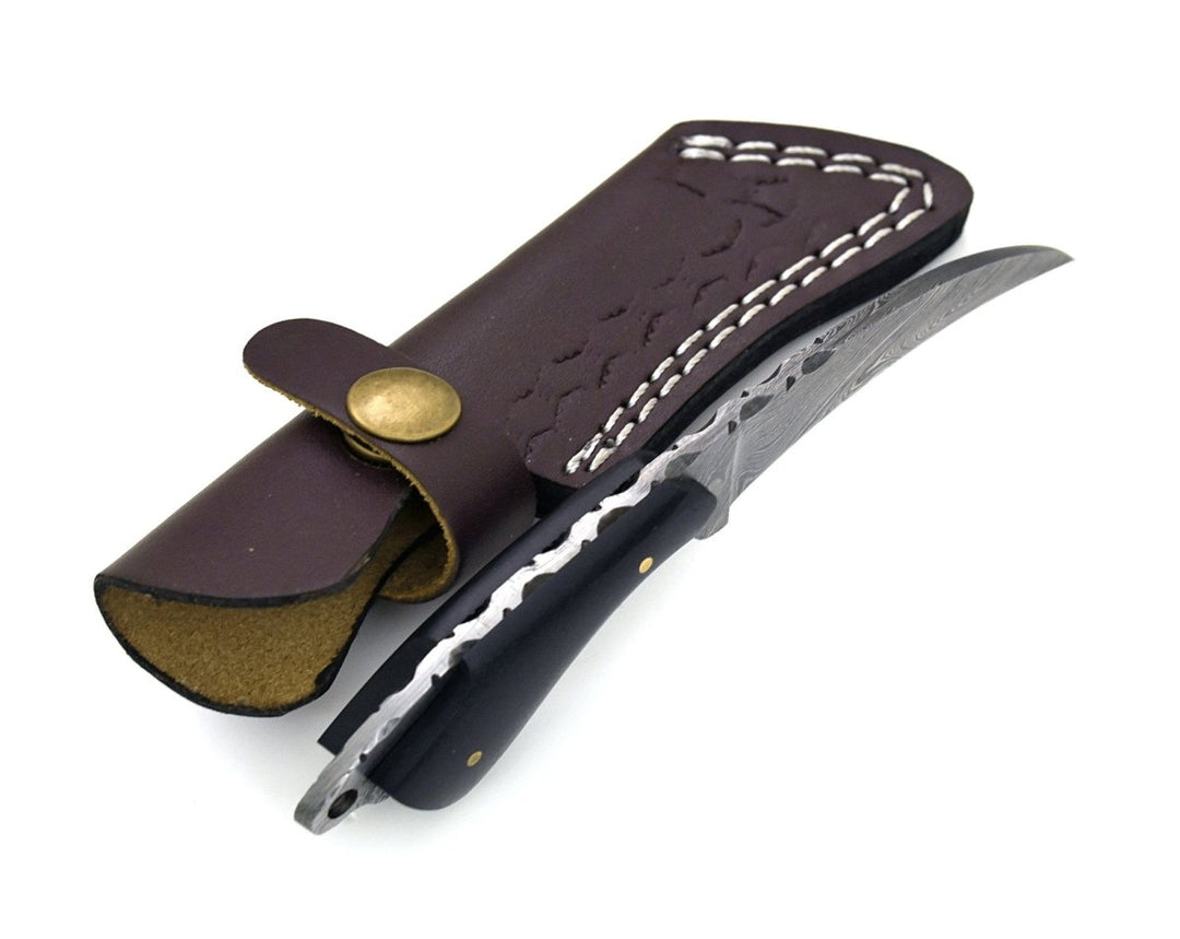 Razorsong Mini Damascus Steel Knife - Shokunin USA
