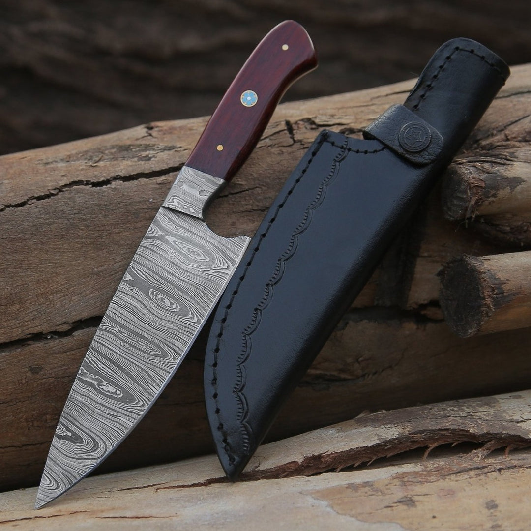 Chef knife. - Stellar Chef's Knife with Exotic Wenge Wood Handle - Shokunin USA