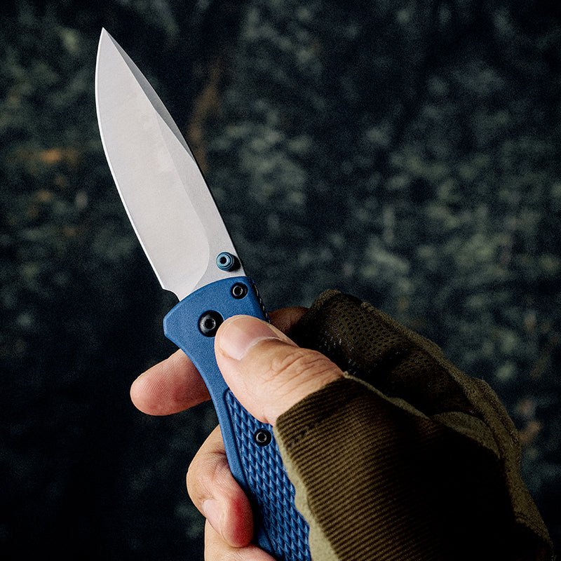 Utility Knife - Trooper D2 Tool Steel Pocket Knives with Fiber Glass Handle - Shokunin USA